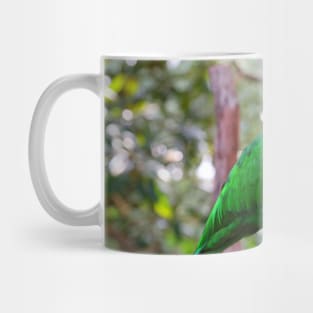 Stunning Eclectus Parrot on Branch Mug